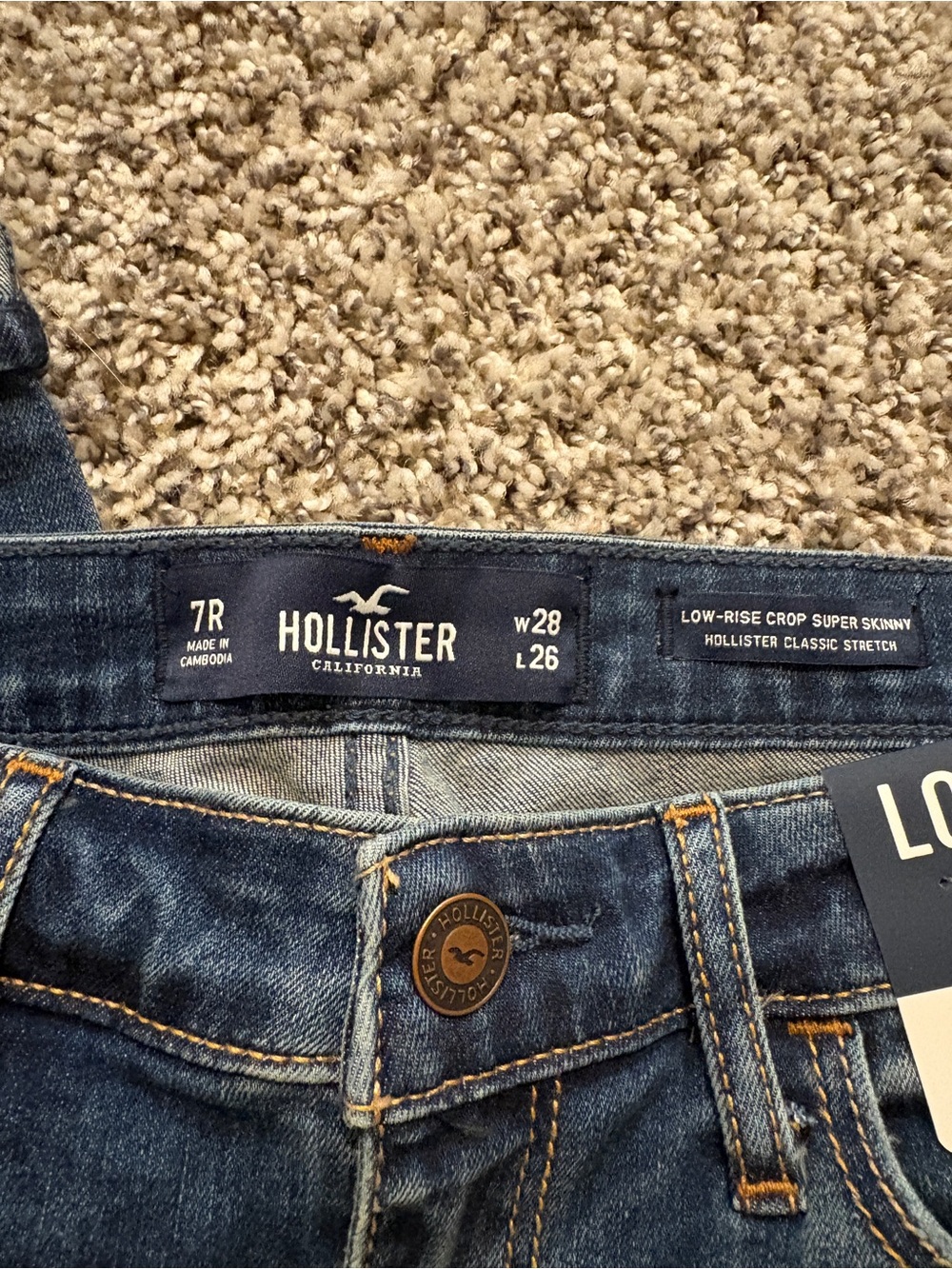 HOLLISTER low rise womens jeans - Picture 2 of 5
